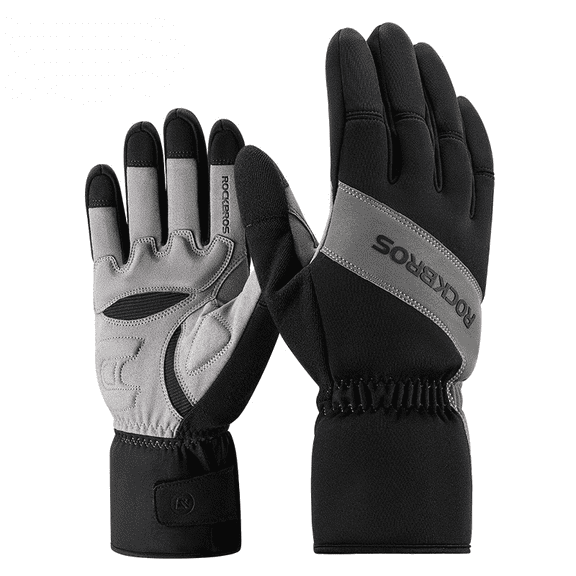 ROCKBROS Ski Winter Gloves Touch Screen Water Resistant Windproof Thermal for Running Cycling Hiking