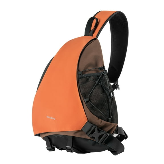 ROCKBROS Sling Backpack Outdoor Cycling Bow/Arrow Crossbody Bag Single Shoulder Straos 11.5L Capacity Lightweight Water-repellent Comfort Bags