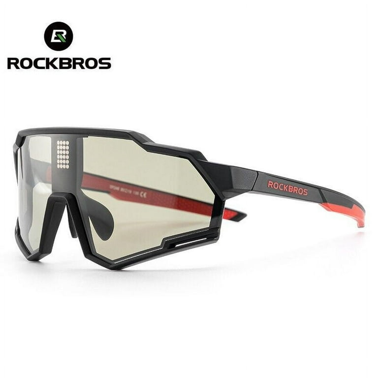 ROCKBROS Smart Photochromic Cycling Glasses for Men Women Polarized  Sunglasses UV Protection for Baseball Running Biking Softball