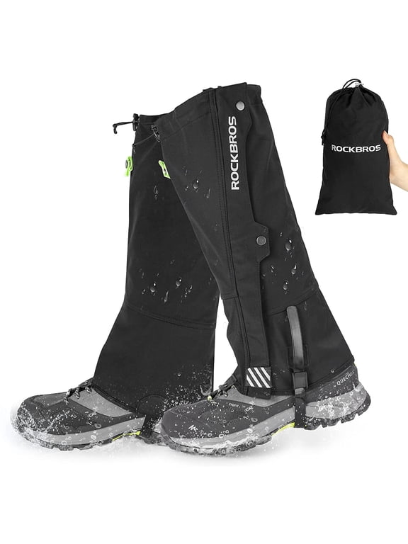 Snow Boot Leg Gaiters Waterproof Hiking Gaiters Winter Leg Gators Winter Sports Boot Leg Gaiters Tear Resistant Snow Shoes Gaiters