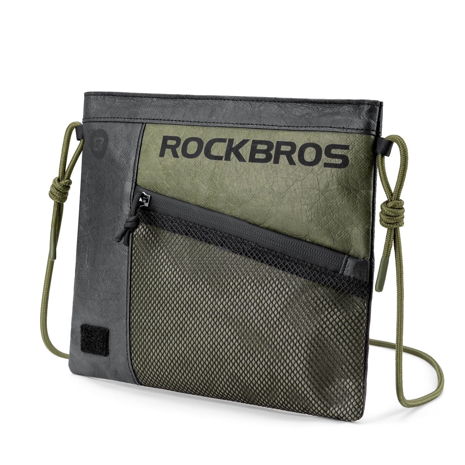 Sacoche RockBros Bouilloire Vélo Tyvek 0.7L - Hydrofuge Pliable - Vert/Noir