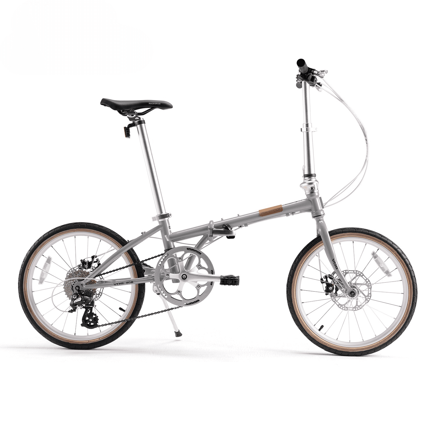 Rockbros, Folding Bike, 8 Speed 11-32T Cassette, 20 Inch Foldable