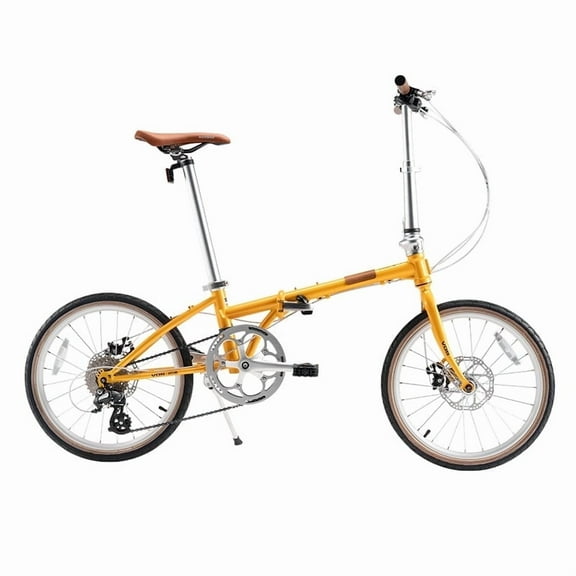 ROCKBROS VDS Folding Bike with 8 Speed 11-32T Cassette Wire-drawn Disc Brake 20 Inch Foldable Bike