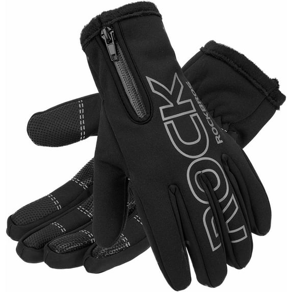 ROCKBROS Winter Cycling Gloves Men Women Full Finger Gloves Touch Screen Golves for Outdoor Sports