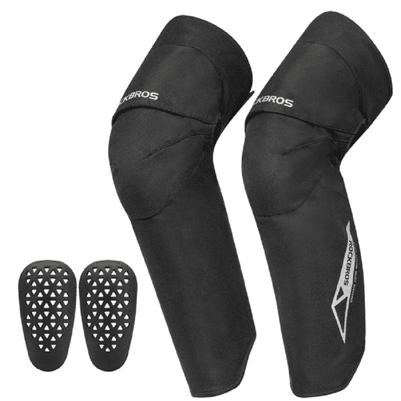ROCKBROS Winter Motorcycle Knee Pads with EVA Protector - Windproof Leg Warmers for Skiing Riding