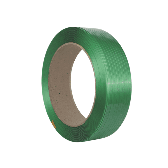 ROCKCUB PET Strapping Roll, 1,000' Length x 5/8" Width x 0.035" Thickness, 1,000 lbs Break Strength 8" Coil Core, Heavy Duty PET Strapping for Pallets, Lumber & Industrial Packaging