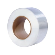 ROCKCUB Polypropylene Strapping Roll, Heavy Duty, 300 lbs Break Strength, 1 Roll, 6000 ft x 1/2 in x 0.03 in, White