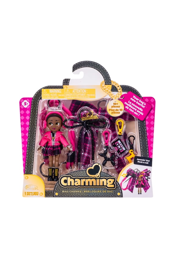 Charming Bag Charms Jammin Out Set with Doll & Accessories, 5+ Years