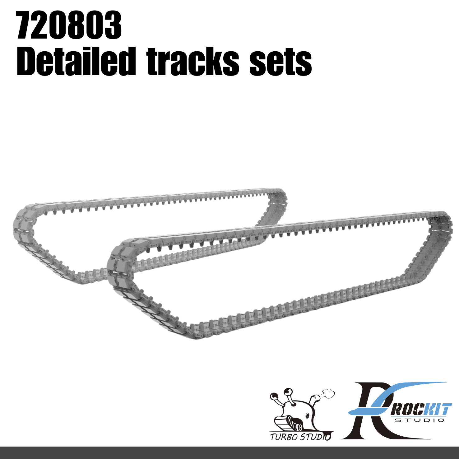 Single Track Set ROCKIT 720803 1/72 PZH-2000 Detailed Tracks Sets Series For (MENG) 3D ...