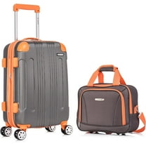 ROCKLAND London Hardside Spinner Wheel Luggage, Carry-On 20-Inch and Tote 14-Inch