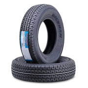 ROCKMAN Trailer Tire ST175/80R13 8-Ply Load Range D 97M Steel Belted Radial 11169, Set2
