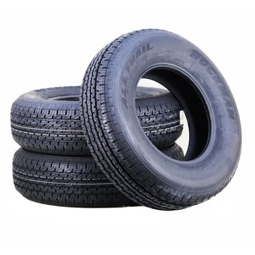 2 ROCKMAN Trailer Tires ST205/75R15 – 8-Ply Load Range D, 107M, Steel Belted Radial