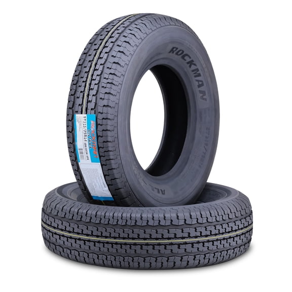 ROCKMAN Trailer Tire ST215/75R14 8-Ply Load Range D 108M Steel Belted Radial 11171, Set2