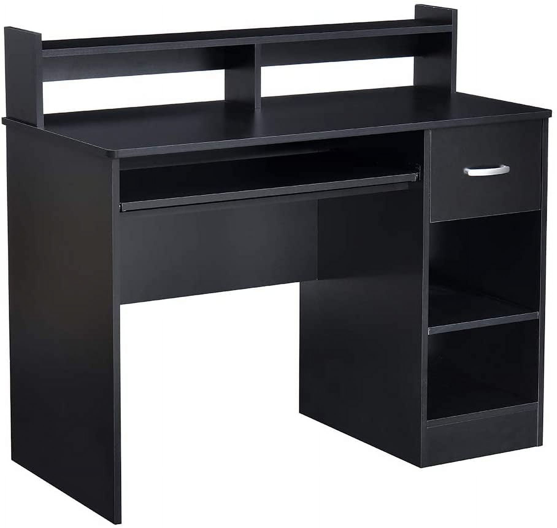 ROCKPOINT Axess White Computer Keyboard Tray and Drawer Small Home