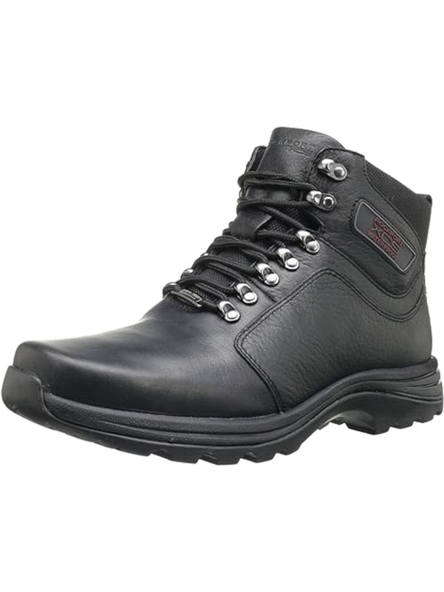 NWT ROCKPORT Mens Black Wea Ready Round Toe Wedge Leather 