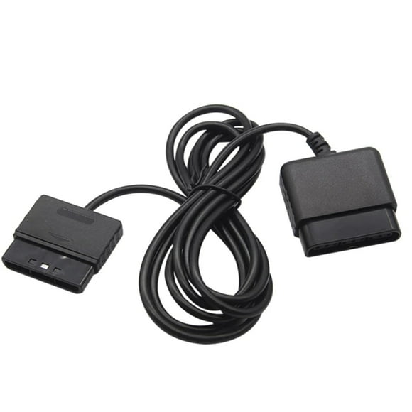 ROCKROK 1.8m Controller-Dance Pad Wheel Gun-Power Supply Extension Cable Cord Line Compatible for PS1/PS2-Slim Line Game-Console