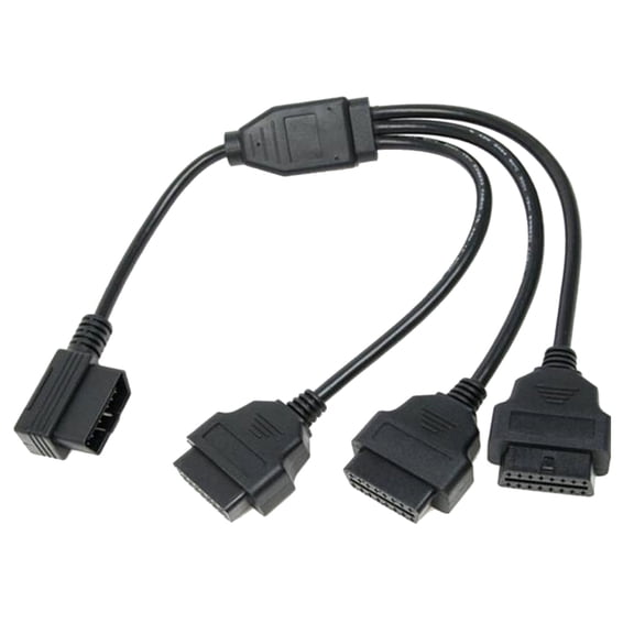 ROCKROK 16 Pin OBD2 L Shape Cable Connect Multiple Tools Enhances Vehicle Diagnostics