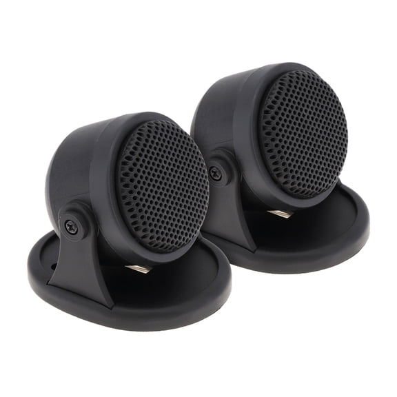 ROCKROK 1Pair Universal High Efficiency Mini Tweeter Loudspeaker Audios Horns for Car