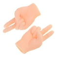 thumbnail image 1 of ROCKROK 2 Pack Finger Puppets Tiny Hand for Cats Funny Finger Small Hand Set, 1 of 15