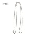 thumbnail image 1 of ROCKROK 24inch Stainless Steel Round Beads Necklace Long Fashion Jewelry Ball Chain, 1 of 7