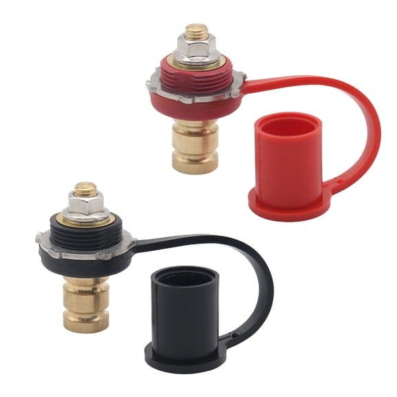 ROCKROK 2Pcs Battery Charging Jumper Post for Truck Boats ATV Battery Charging Stud