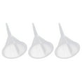 thumbnail image 1 of ROCKROK 3 Pcs Plastic Funnel for Perfumes Powder Funnel Small Funnel Clear Funnel, 1 of 8