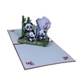thumbnail image 1 of ROCKROK 3D Popup Greetings Card Panda Popup Card Birthday Gift Cards with Envelope, 1 of 9