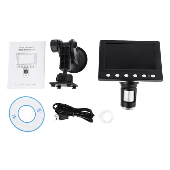 ROCKROK 4.3 Inch LCD Microscope Electronic Microscope Camera Video Microscope Magnifier