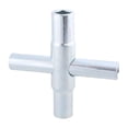 thumbnail image 1 of ROCKROK 4 Way Sillcock Key Steel Water Key with 4 Way Utility Meter Key Faucet, 1 of 7