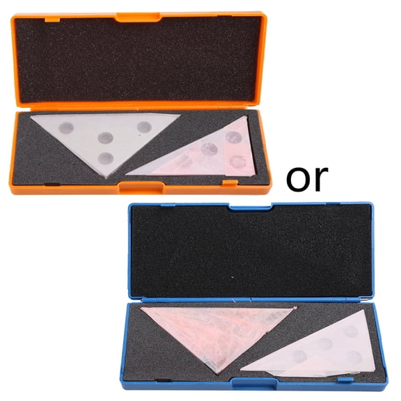 ROCKROK Angle Block 2 Pcs/ Set 30-60-90 45-45-90 +/- 20 Seconds Machinist Tool Durable
