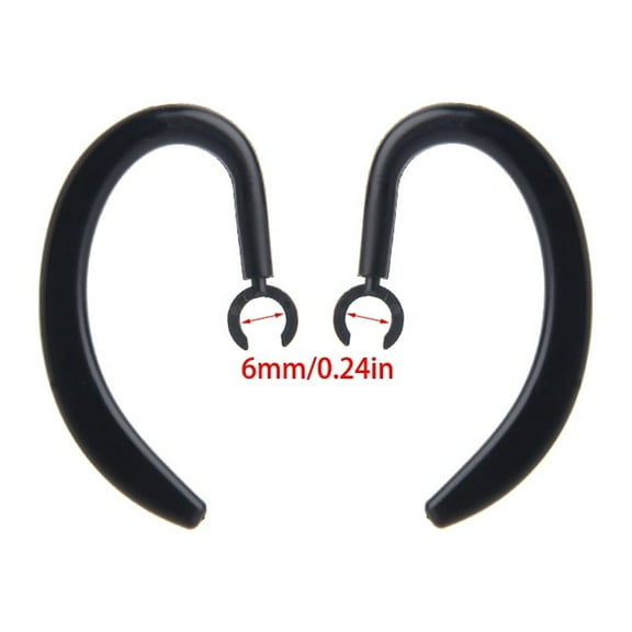 ROCKROK Anti-lost Soft Bluetooth-compatible Earphone Earhook Rubber Rotary Clip Headphone Stand Ergonomic Ear Hook Compact Size