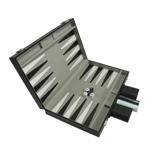 ROCKROK Backgammons Set Board Game with Case Portable Strategy Backgammons Game
