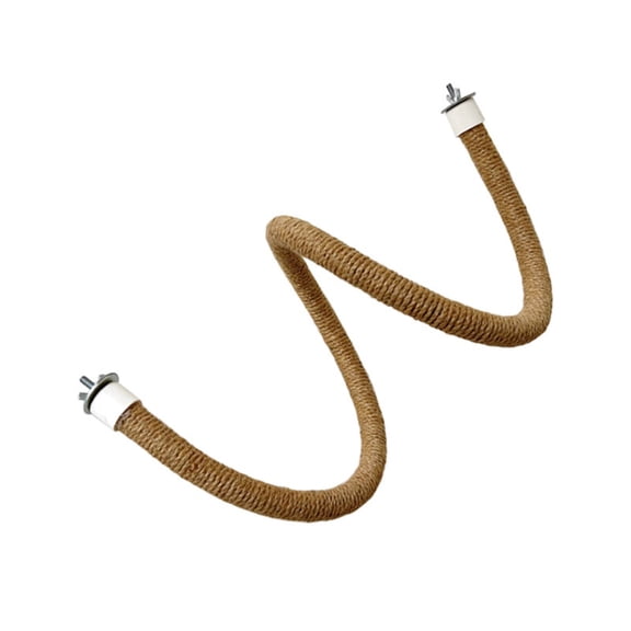 ROCKROK Bird Shapable Perch for Small Medium Parrots Molar Grinding Scratchers Rack
