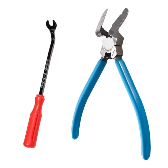 ROCKROK Car Retainer Clip Pliers Set Steel Hand Tool Panel Removal set for Auto Repair