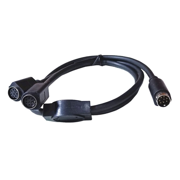 ROCKROK DIN 8Pin Splitter Cable 8pins S-Video Cord Enhances Auditory Transmission