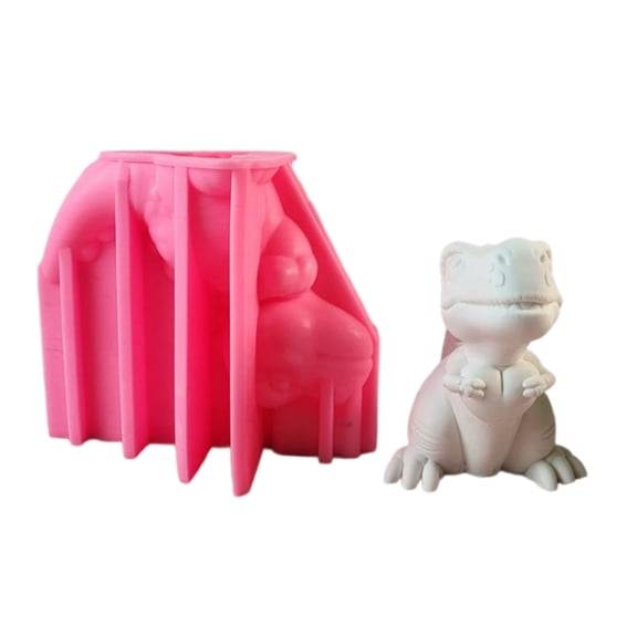 ROCKROK Dinosaur with Heart Silicone Molds Baking Molds Decorative Plasters Molds