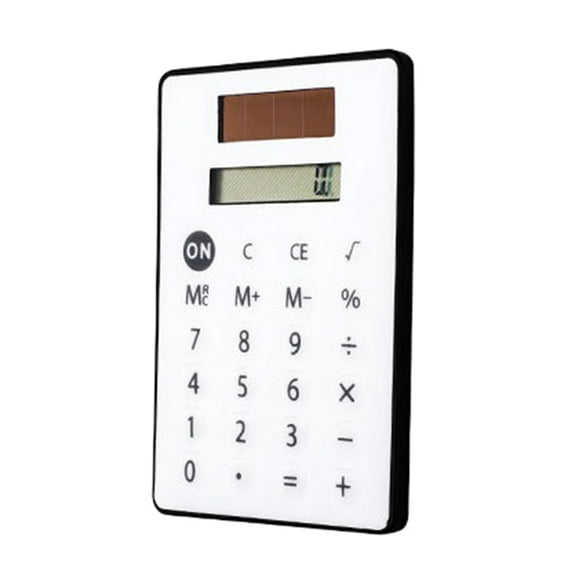 ROCKROK Efficient Solar Powered Calculator with 8 Digit Screen and QuietButtons