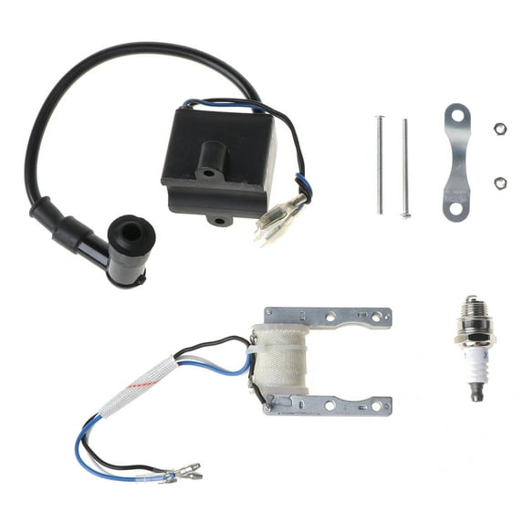 ROCKROK Engine CDI Ignition Coil Magneto for Motorized 49cc 66cc 80cc Engine Bicycle