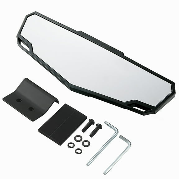 ROCKROK High Compatibility UTV Center Rear View Mirror with Windshield for 570 900 1000