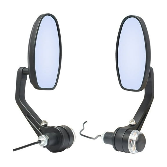 ROCKROK Integrated Side Rearview Mirror Motorbike Motorcycle LED Turn Signal Indicators