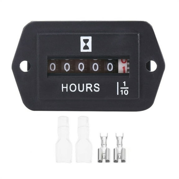 ROCKROK Mechanical Hour Meter Timer GaugeFor Gasoline Engine Generator HM002 Maintenance