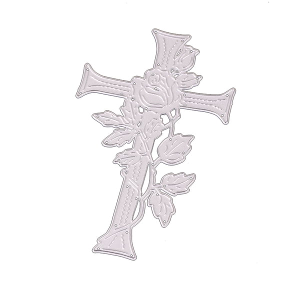 ROCKROK Rose for Cross Crafts Cards Cut Stencils for Card Making Photo Decorative Paper