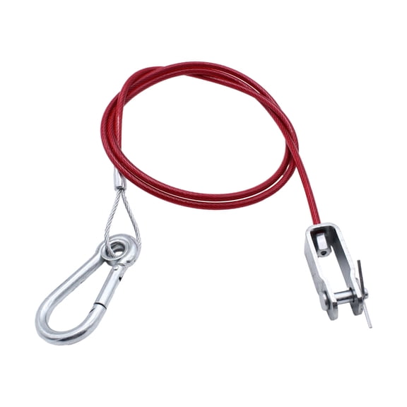 ROCKROK Trailer Safety Rope with U shaped Clip and Carabiner Ensure Safe Towing Journey
