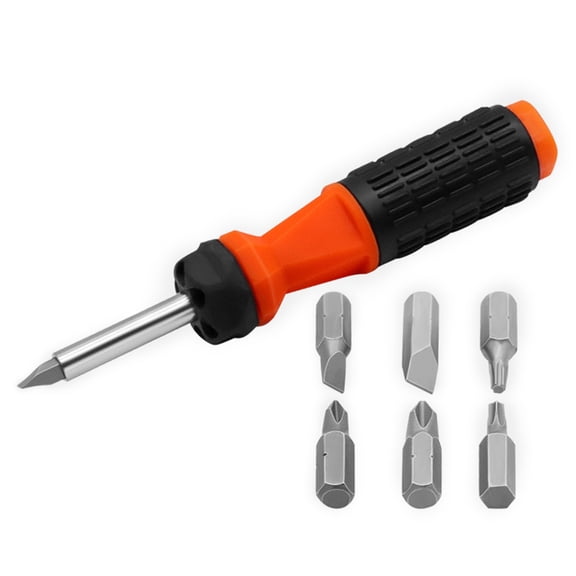ROCKROK Versatile and Ergonomic 6mm Ratchet Screwdriver Set for Home Maintenance DIY