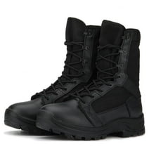 ROCKROOSTER M.G.D.B. Black Tactical & Military Boots for men 8 inch Wide Width EE AB5013-9.5