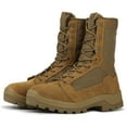 thumbnail image 1 of ROCKROOSTER M.G.D.B. Brown Tactical & Military Boots for men 8 inch Wide Width EE AB5010-10.5, 1 of 7