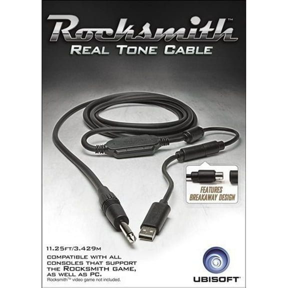 ROCKSMITH REAL TONE CABLE (WORKS WITH PS3 & XB3) [video game]