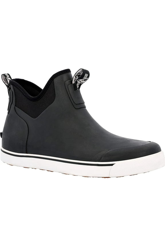 MEN'S DRY STRIKE ANKLE DECK WATERPROOF BOOTS MATTE BLACK RKK445FC sz 9 M