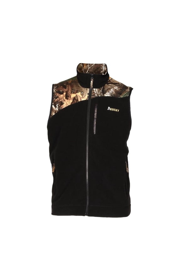 Full Zip Fleece Vest Men/Adult shoe size Men L Large Casual LW00137 Black