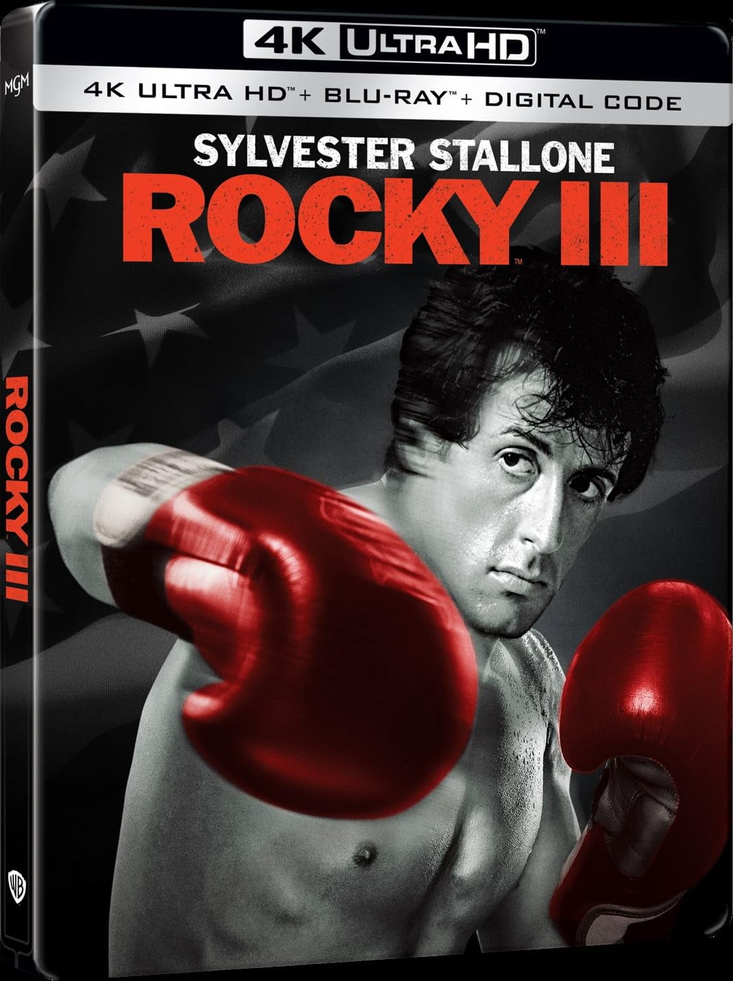 ROCKY III (1982) Steelbook (4K Ultra HD + Bu-Ray) (4K Ultra HD) Sylvester Stallone